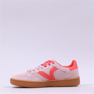 Victoria Smash Suede Gumsole Trainer - Rosa